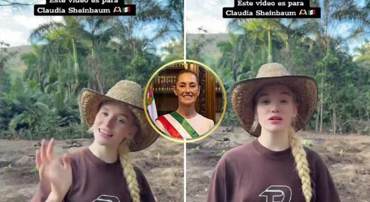 Tiktoker rusa se vuelve viral al pedirle a Claudia Sheinbaum la nacionalidad mexicana como regalo de cumpleaños