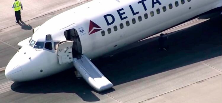 Delta evacuó pasajeros de emergencia de un vuelo tras detectarse humo a bordo