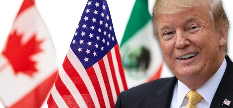 Trump dice que dio “un pequeño respiro” a Canadá y México para “ayudar” a sus vecinos