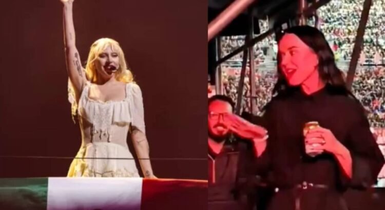 Katy Perry asistió al concierto de Lady Gaga en CDMX