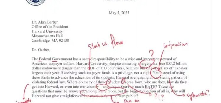 Secretaria de Educación envía carta a Harvard… plagada de errores gramaticales