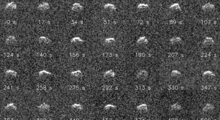 La NASA revela nuevas imágenes del asteroide más rápido jamás observado