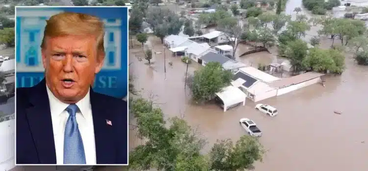 Trump viaja a Texas tras las catastróficas inundaciones, evitando las críticas que ha lanzado sobre otros gobernadores.