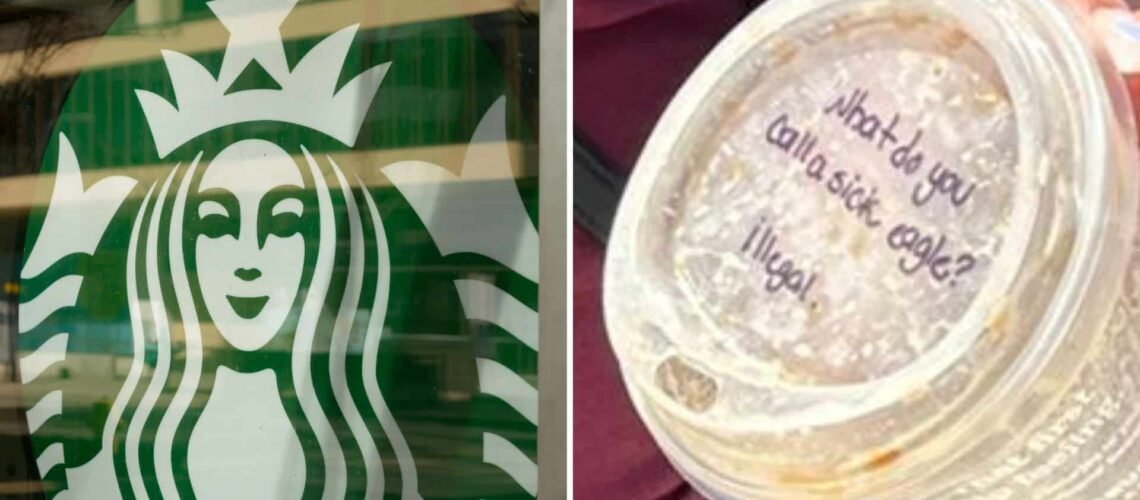 Madre hispana pide un ‘latte’ de horchata en Starbucks donde un barista le escribió «ilegal», en Texas