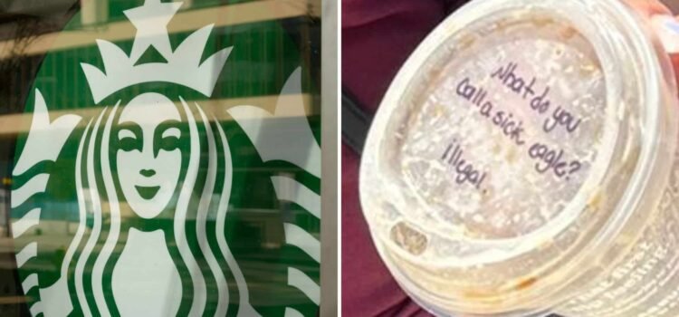 Madre hispana pide un ‘latte’ de horchata en Starbucks donde un barista le escribió «ilegal», en Texas